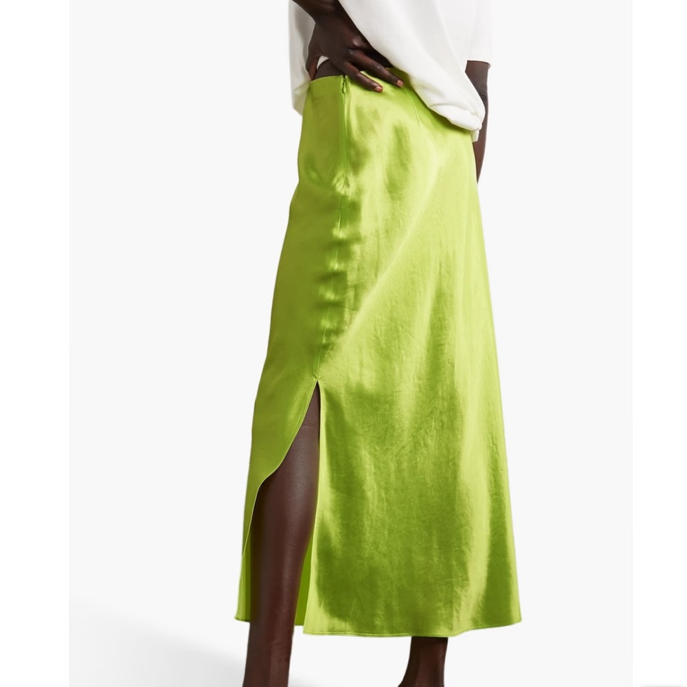 Never worn, brand new: satin midi skirt from Vince